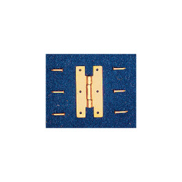 Solid Brass Miniature 'H' Hinges