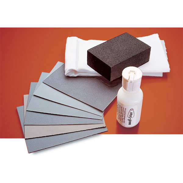 4 Sheets 6"x3" Micro-Mesh Regular Abrasive Polishing Cloth Kit 