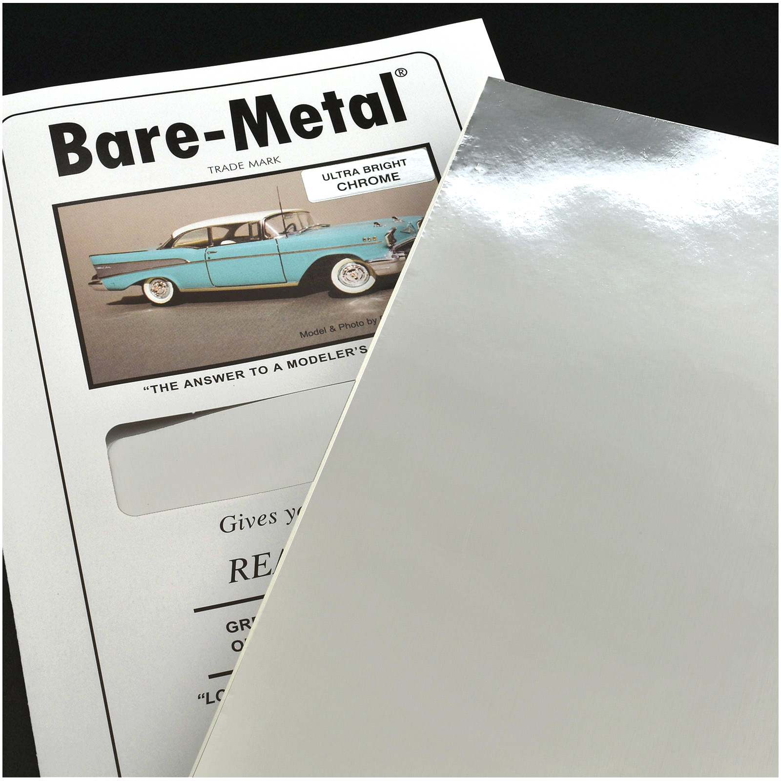 Bare Metal Foil Ultra chrome foil sheet 