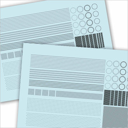 O scale decals with raised 3D riv