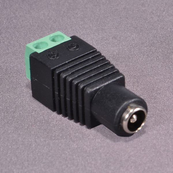 Multi-Colour 5.5 x 2.5 mm Velleman CD018 DC Plug Male Screw Terminal Set of 5 Piece