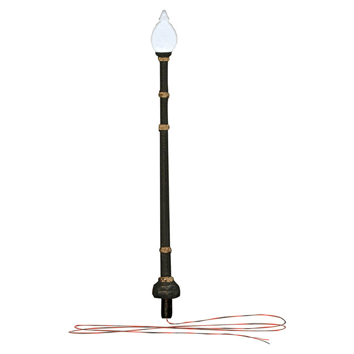 20 pcs HO or OO scale Model Lamppost LED street light Metal Lamp No Melt #612 