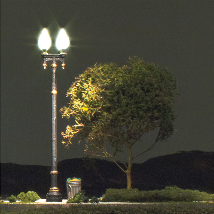 10PCS Model Lights for Trains Light Street Lamps Lawn Outdoor Scenery Layout