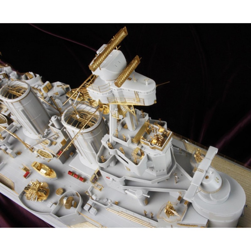 New High Imitation 1/1000 Scale British Hood Battleship 3D Model Alloy Plastic 