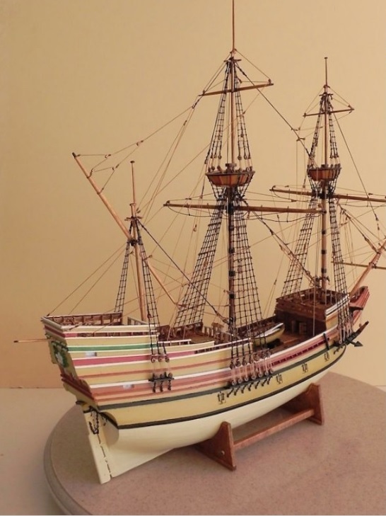 Mayflower Pilgrim Ship Building Brick Block Set 