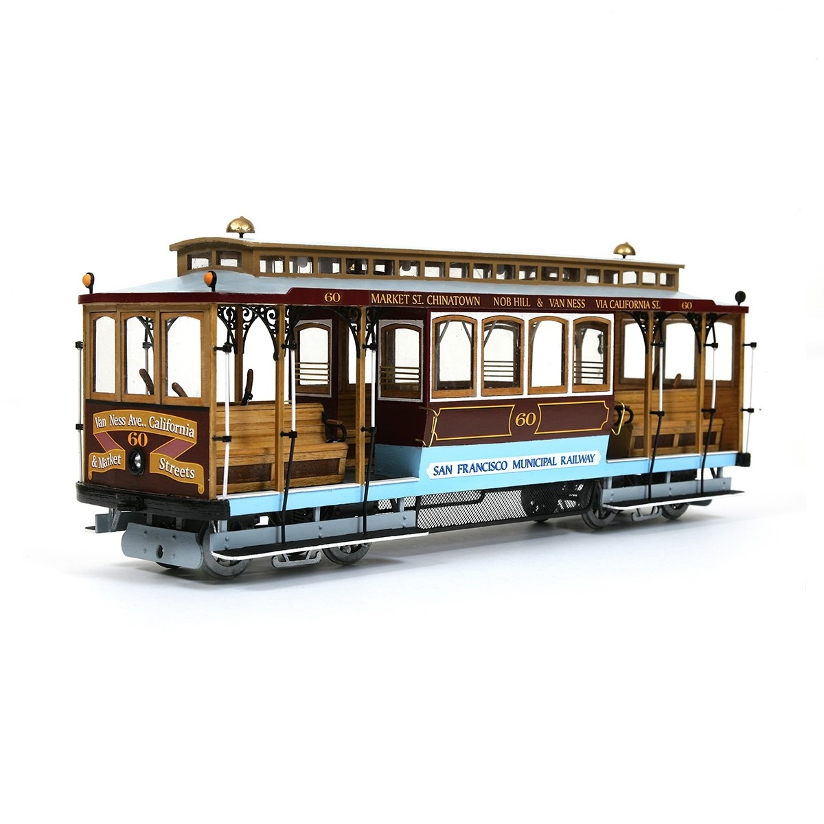 Details about   San Francisco Trolley Ornament Wooden 4 Inches 