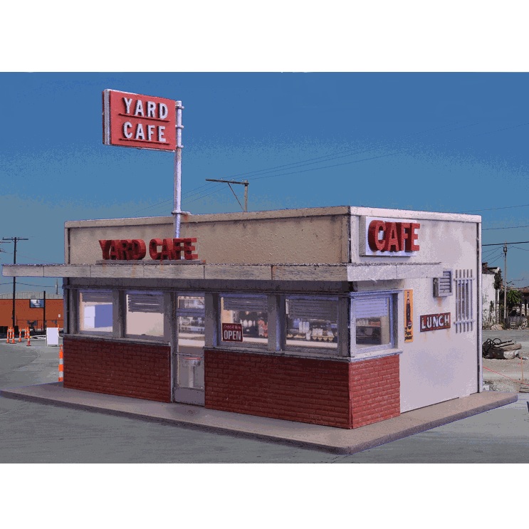 HO Scale Blair Line Yard & Highway Cafe Kit Item#blr2006 for sale online 