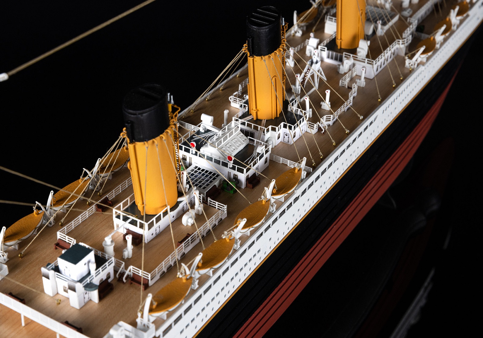 MS Voyager Wooden Cruise Ship Model 35" Scale 1:350 