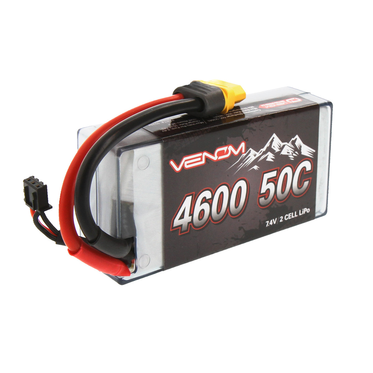 2S lipo Battery 7.4v 50c 4600mah Shorty Lipo Hardcase RC Batteries with
